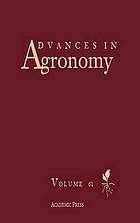 Advances in agronomy. Volume 61