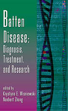 Batten disease : diagnosis, treatment, and research