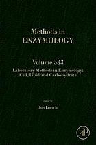 Laboratory methods in enzymology : cell, lipid and carbohydrate