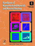 Handbook of nanostructured materials and nanotechnology. Vol. 2, Spectroscopy and theory