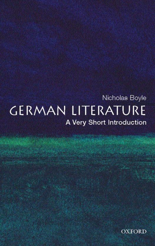 German literature: a very short introduction