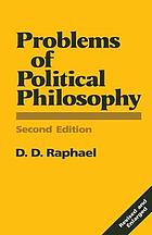 Problems of political philosophy