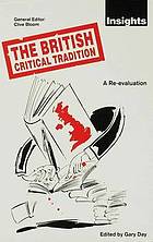 The British critical tradition : a re-evaluation