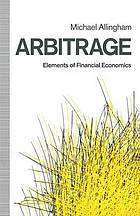 Arbitrage : elements of financial economics