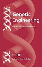 Genetic engineering : principles and methods. Vol. 28