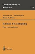 Ranked set sampling : theory and applications