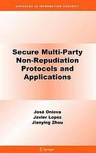 Secure multi-party non-repudiation protocols and applications