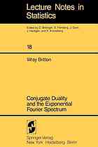 Conjugate duality and the exponential Fourier spectrum