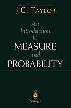 An itroduction to measure and probability