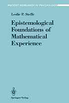 Epistemological foundations of mathematical experience : Conference : Papers
