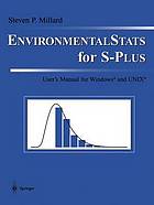 EnvironmentalStats for S-plus : user's manual for windows and UNIX.