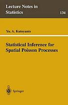 Statistical inference for spatial poisson processes