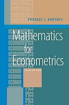 Mathematics for econometrics