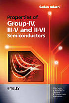 Properties of group-IV, III-V and II-VI semiconductors