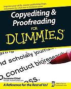 Copyediting & proofreading for dummies