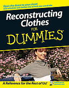 Reconstructing clothes for dummies