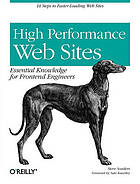 High performance web sites : essential knowledge for frontend engineers