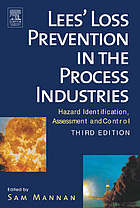 Lee's loss prevention in the process industries : hazard identification, assessment and control