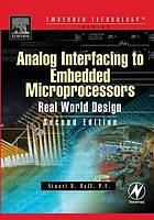 Analog interfacing to embedded microprocessor systems [recurso electrónico]