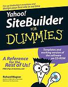 Yahoo! SiteBuilder For Dummies.