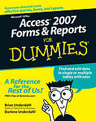 Access 2007 forms & reports for dummies