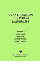 Quantification in natural languages