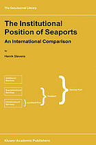 The institutional position of seaports : an international comparison