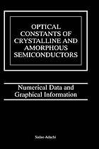 Optical constants of crystalline and amorphous semiconductors : numerical data and graphical information.