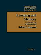 Learning and memory : neurobiologic aspects