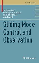 Sliding Mode Control and Observation