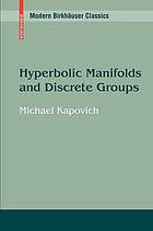 Hyperbolic manifolds and discrete groups