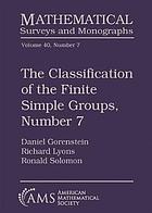 The classification of the finite simple groups