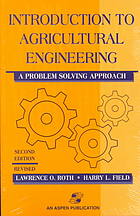 An introduction to agricultural engineering : a problem solving approach.