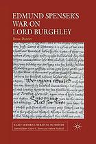 Edmund spenser's war on lord burghley.