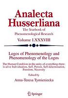 Logos of phenomenology and phenomenology of the logos