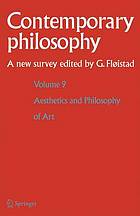 Aesthetics and philosophy of art