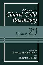 Advances in Clinical Child Psychology : Volume 20