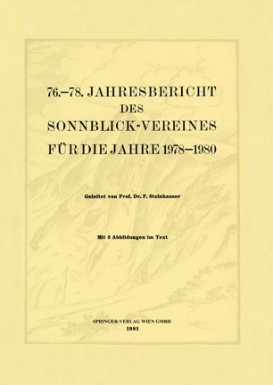 76.-78. Jahresbericht des Sonnblick-Vereines für die Jahre 1978-1980