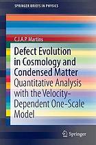 Defect evolution in cosmology and condensed matter : quantitative analysis with the velocity-dependent one-scale model