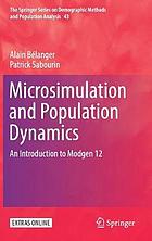 Microsimulation and population dynamics an introduction to Modgen 12