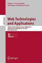 Web technologies and applications : 18th Asia-Pacific Web Conference, APWeb 2016, Suzhou, China, September 23-25, 2016. Proceedings. Part II