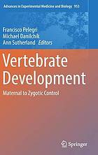 Vertebrate Development : Maternal to Zygotic Control