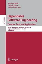 Dependable software engineering : theories, tools, and applications : second International Symposium, SETTA 2016, Beijing, China, November 9-11, 2016, Proceedings