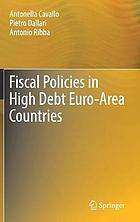 Fiscal policies in high debt Euro-area countries