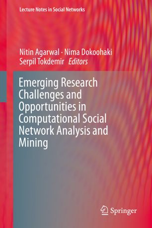 Emerging research challenges and opportunities in computational social network analysis and mining.