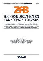 Hochschulorganisation und Hochschuldidaktik