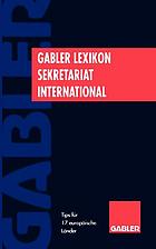 Gabler Lexikon Sekretariat International : Tips für 17 europäische Länder