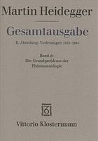 Gesamtausgabe : II Abteilung : Vorlesungen, 1919-1944