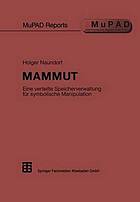 MAMMUT : eine verteilte Speicherverwaltung für symbolische Manipulation