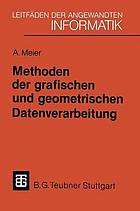 Methoden der grafischen und geometrischen Datenverarbeitung